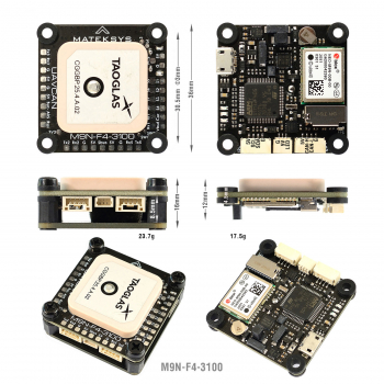 MatekSys GNSS M9N-F4